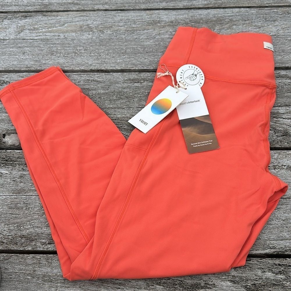 Vuori Studio Pocket Legging Grapefruit‎ Women's Extra Large (XL) NWT 🍊✨